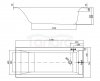 CERSANIT - Wanna prostokątna LARGA Slim 170 x 75 cm S301-303